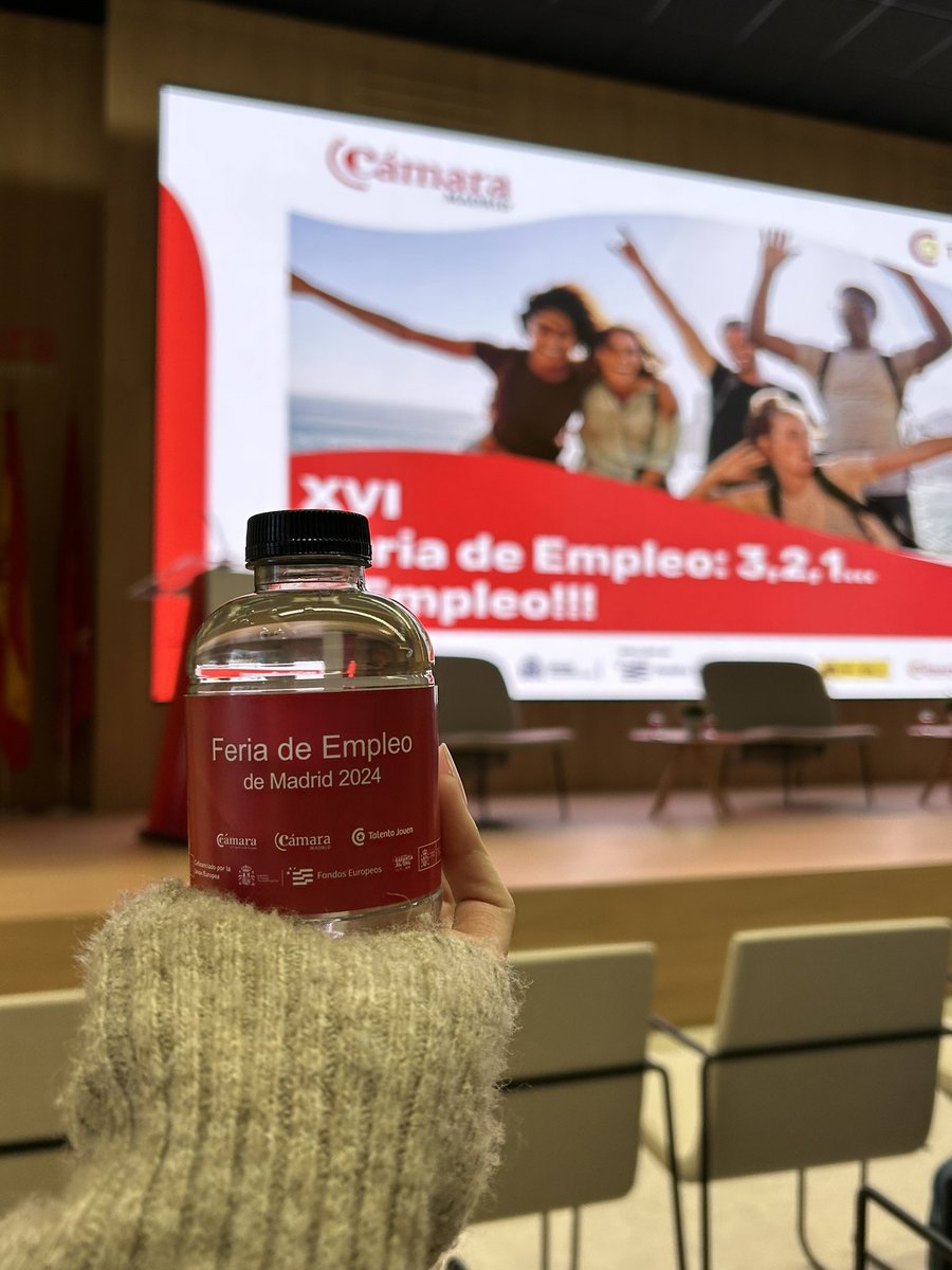 elenus_sm's tweet photo. ¡Esto empieza ya! 

#CamaraComercioMadrid 
#FeriaEmpleoXVI https://t.co/vyqOCIqdod