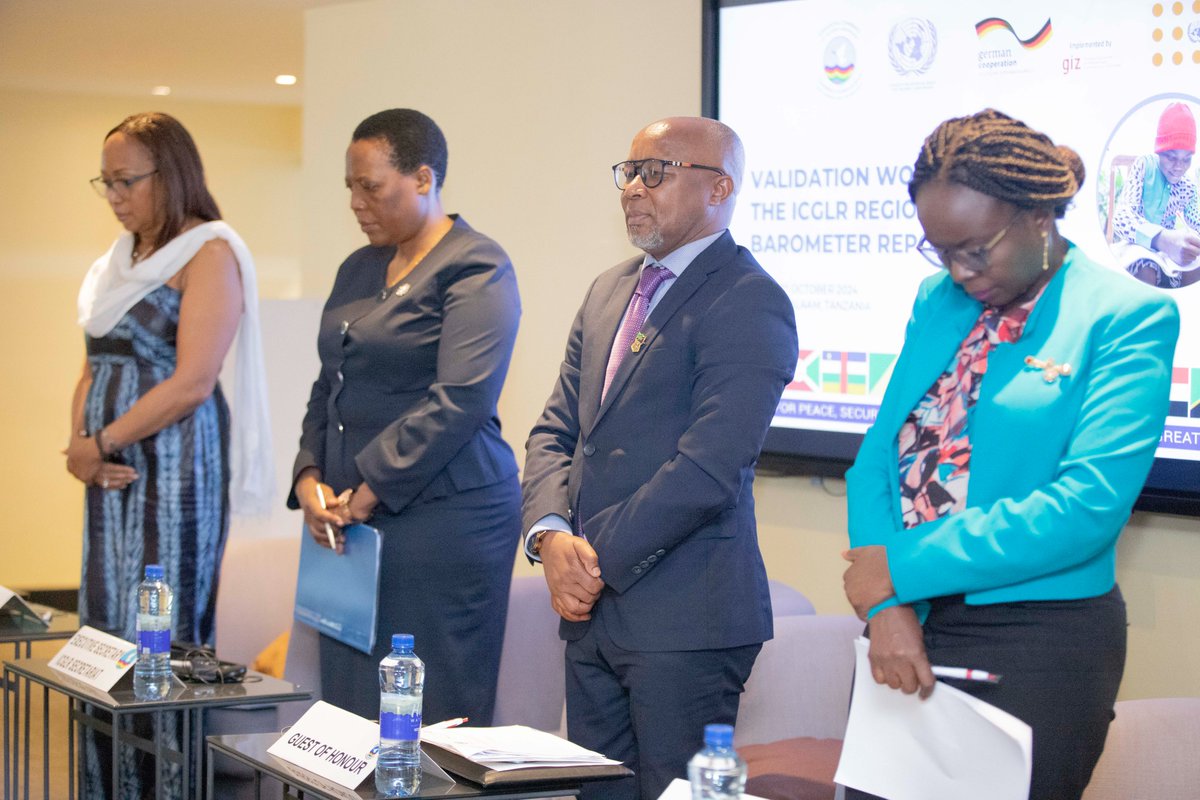 _ICGLR_'s tweet photo. 👥 Day 1 of the #GenderBarometer workshop in Dar-es-Salaam dives into data validation and recommendations on #Participation, #Prevention, #Protection, and #ReliefRecovery!
Together, we’re shaping a more gender-responsive future for the Great Lakes Region. https://t.co/jkFC1b25Zr