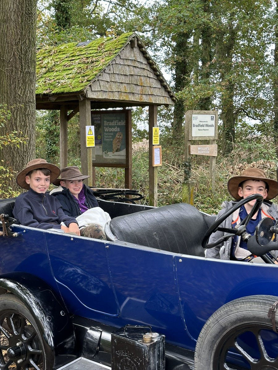 Three intrepid adventurers arrive at <a href="/suffolkwildlife/">SuffolkWildlifeTrust</a> <a href="/BradfieldWoods/">Bradfield Woods</a> for a day of forest fun! <a href="/natalie_f1992/">Natalie Fawcett</a> <a href="/dan_2PARA/">Dan Bridges 🆎️</a> <a href="/Jessiew0908/">Jessie Bridges</a> <a href="/kevin96925936/">Kev</a>