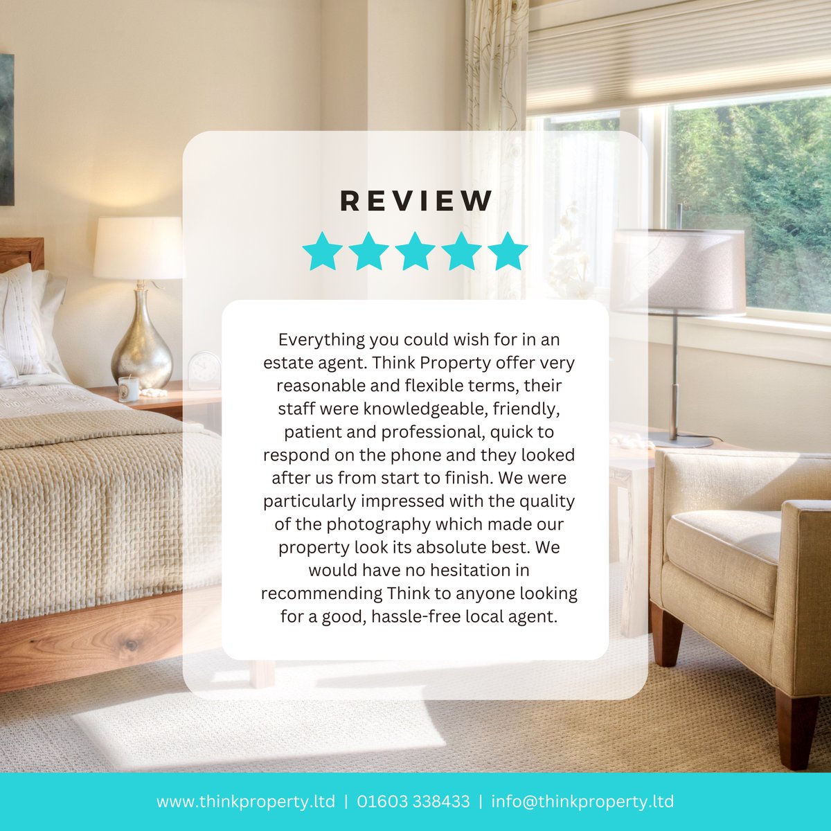 thinkpropertyGY's tweet image. We’re thrilled to share that we’ve received another ⭐⭐⭐⭐⭐ review! 🎉

We’d love to hear your feedback—leave us a review and let us know how we did!  

#FiveStarService #ThinkProperty #ClientLove #CustomerFeedback #PropertyExperts