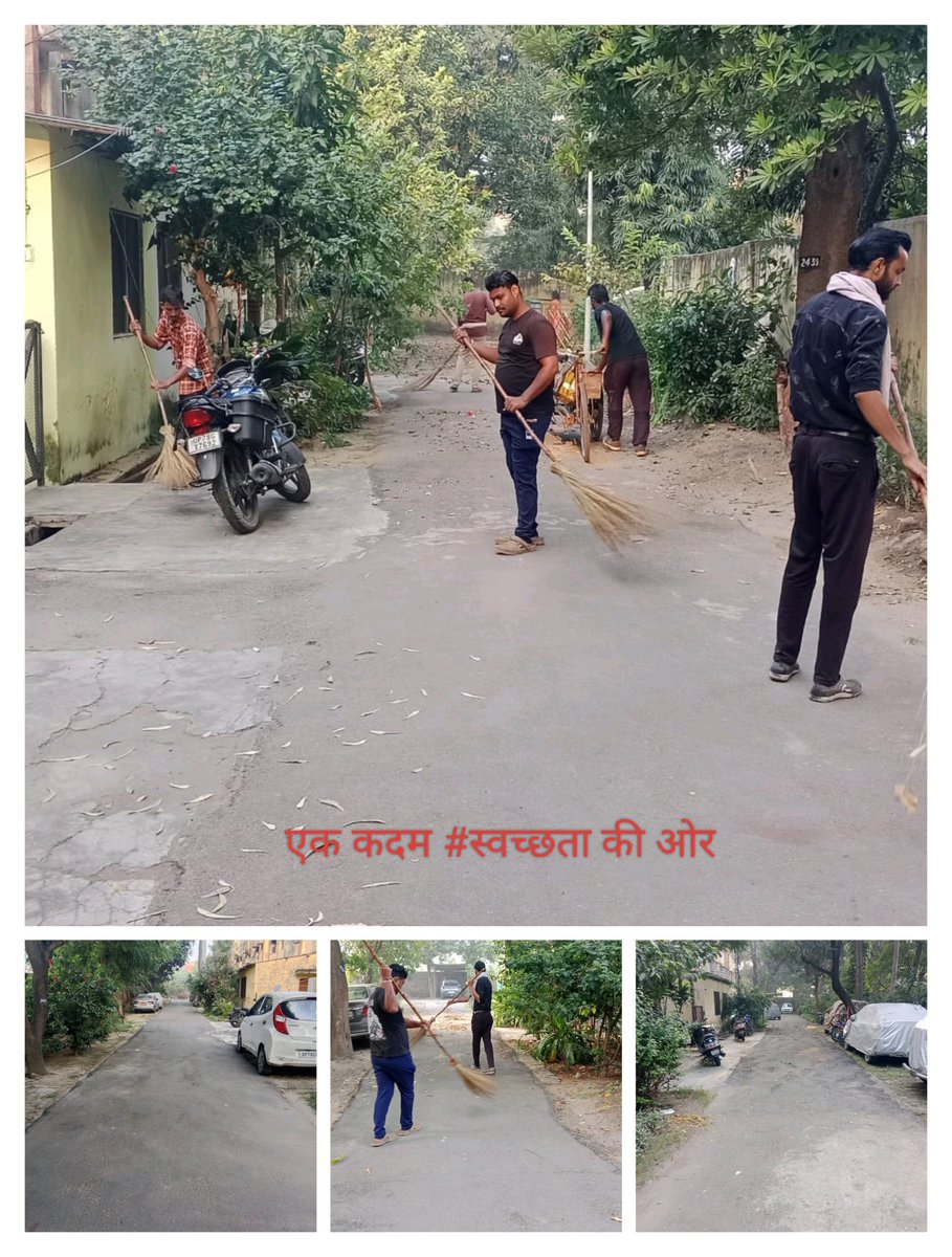 OpfGil's tweet photo. #OPF_GIL
#SwachhataHiSeva2024
#SHS24 
#SpecialCampaign4  #SanskaarSwachhata #SwabhavSwachhata

As part of #SwachhtaCampaign4.0,  On 29/10/2024, a successful #cleanliness drive was conducted at Shanti Nagar Defence Colony Type 3, Kanpur.

 @OpfGil 
@GlidersL https://t.co/0P0NMraqzG
