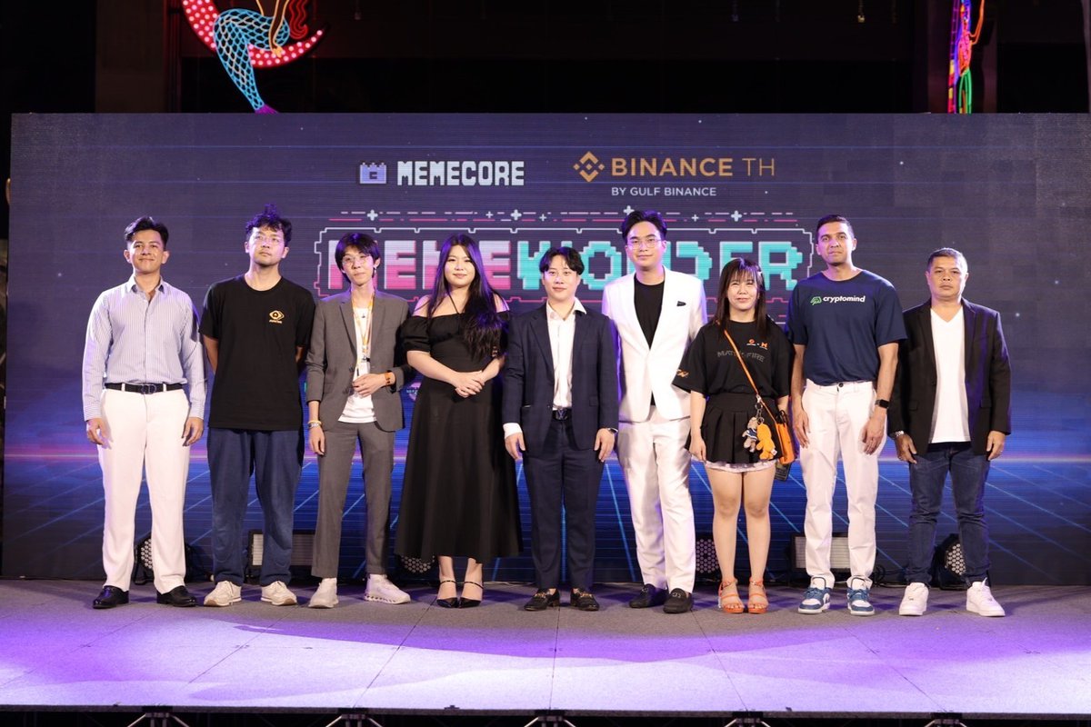 SuccessChTv's tweet photo. Binance TH จับมือ MemeCore พร้อมด้วย 9 Cat Digital Group และ BitArcade เปิดตัวเทศกาล MemeWonder ครั้งแรกในเอเชียในงาน Thailand Blockchain Week 

https://t.co/q0wPJi7c95 

#BinanceTH
#MemeCore
#9CatDigitalGroup
#BitArcade
#MemeWonder
#ThailandBlockchainWeek https://t.co/yHGj7LC3nZ