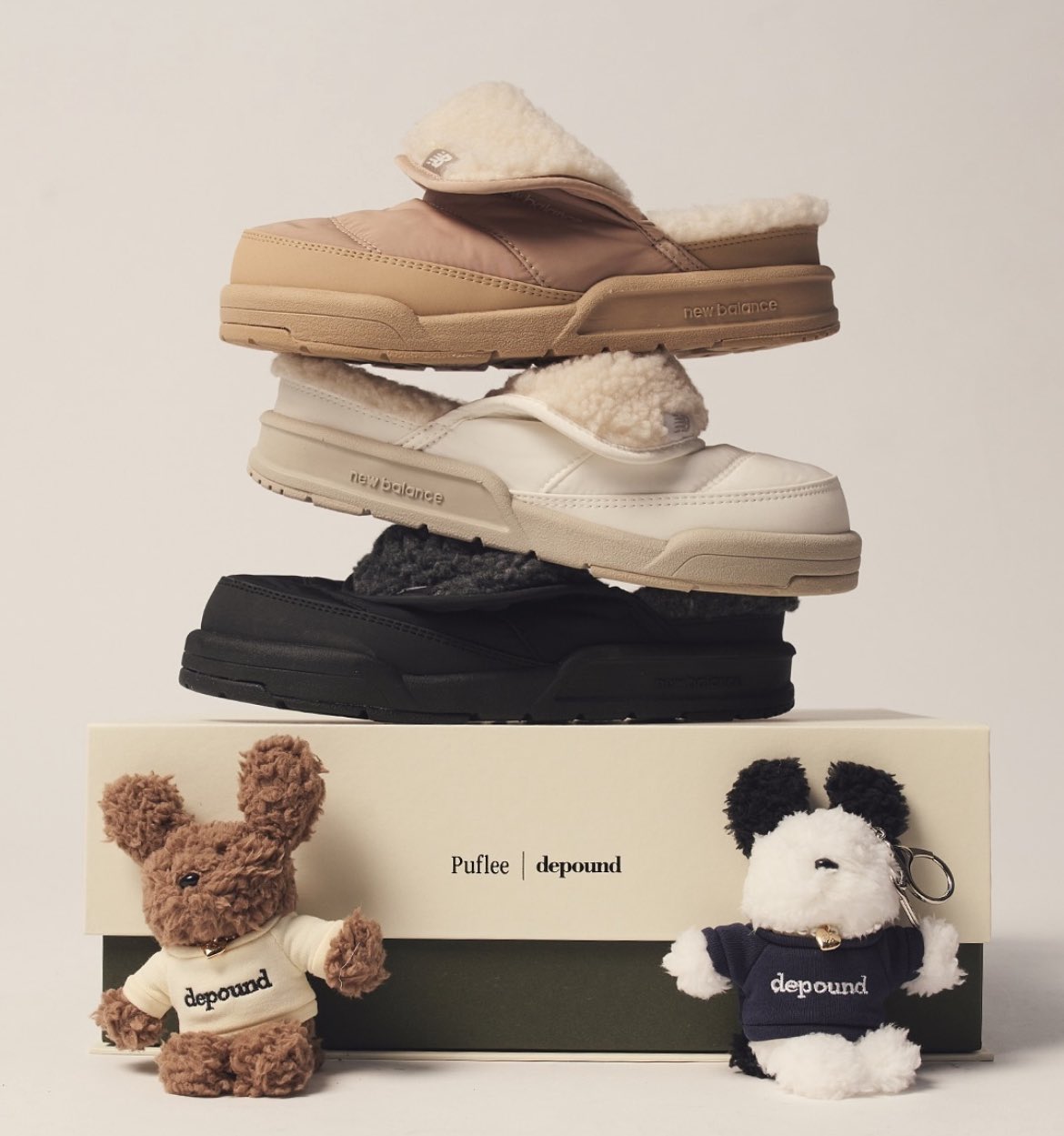 ラスト1点】韓国限定 ニューバランス new balance ボア シューズ ジニ