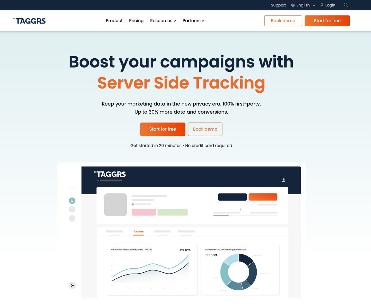 taggrs_io's tweet photo. New website, same great features ✨
After months of work, we’re thrilled to unveil our new website!
Check out the new look and easy navigation https://t.co/vmDd1ay46J 💻!
#TAGGRS #ServerSideTracking #NewWebsite https://t.co/wYHUQ3qOfC