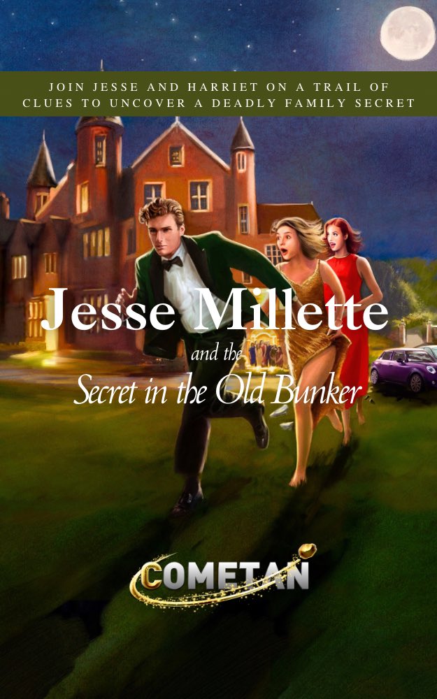 Today is the day! Jesse Millette and the Secret in the Old Bunker written by Cometan is available now. Get your copy of the latest Jesse Millette mystery: amazon.co.uk/Jesse-Millette… ✨🙏🏻📚