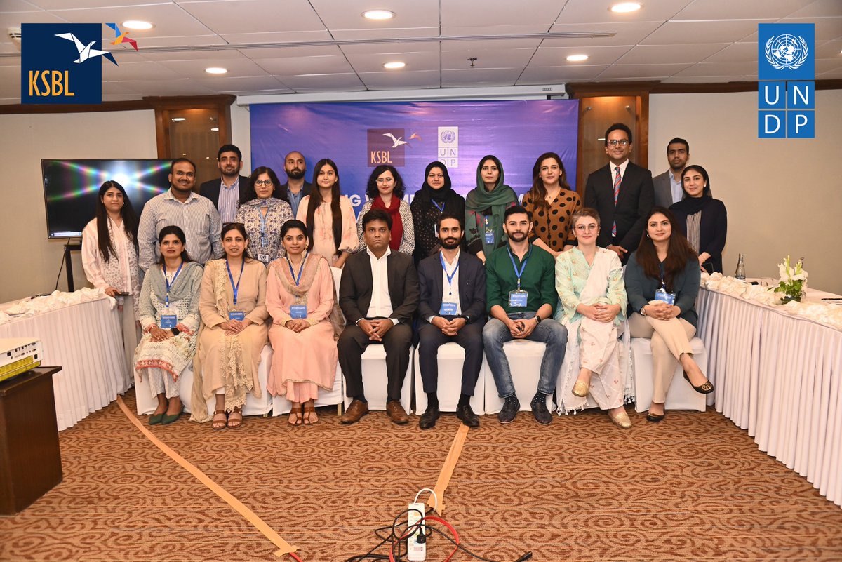 KSBL Pakistan (@ksblpakistan) on Twitter photo After the Karachi session, KSBL and <a href="/UNDP_Pakistan/">UNDP Pakistan</a> hosted the second focus group in Islamabad on Oct 23, focusing on empowering women in economic & financial leadership. Stay tuned for more!
<a href="/samuelrizk/">Sam Rizk</a> <a href="/van_ntn/">Van Nguyen</a> <a href="/ammaradurrani/">Ammara Durrani</a> After the Karachi session, KSBL and <a href="/UNDP_Pakistan/">UNDP Pakistan</a> hosted the second focus group in Islamabad on Oct 23, focusing on empowering women in economic & financial leadership. Stay tuned for more!
<a href="/samuelrizk/">Sam Rizk</a> <a href="/van_ntn/">Van Nguyen</a> <a href="/ammaradurrani/">Ammara Durrani</a>