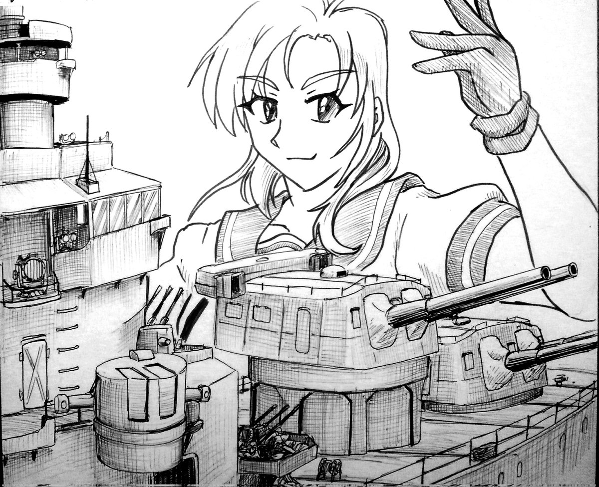 #今月描いた絵を晒そう
色紙。 