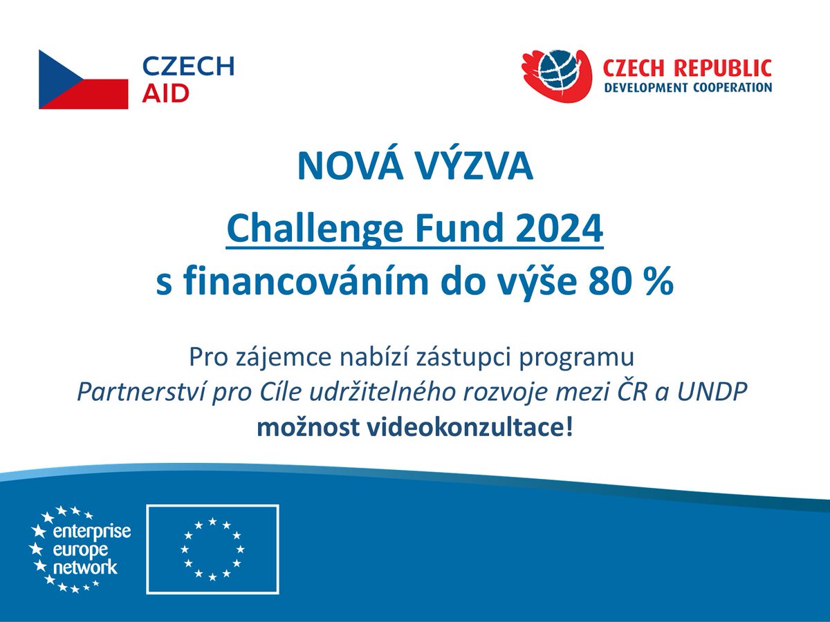 een_cz's tweet image. Výzva pro české firmy, univerzity, výzkumná centra a neziskové organizace:
enterprise-europe-network.cz/aktuality/czec…
#EEN #EENCanHelp #ChallengeFund