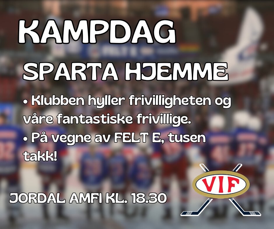 KAMPDAG🔥 Møt opp i amfiet i kveld for å gi våre frivillige velfortjent oppmerksomhet og se gutta plukke 3p🤝