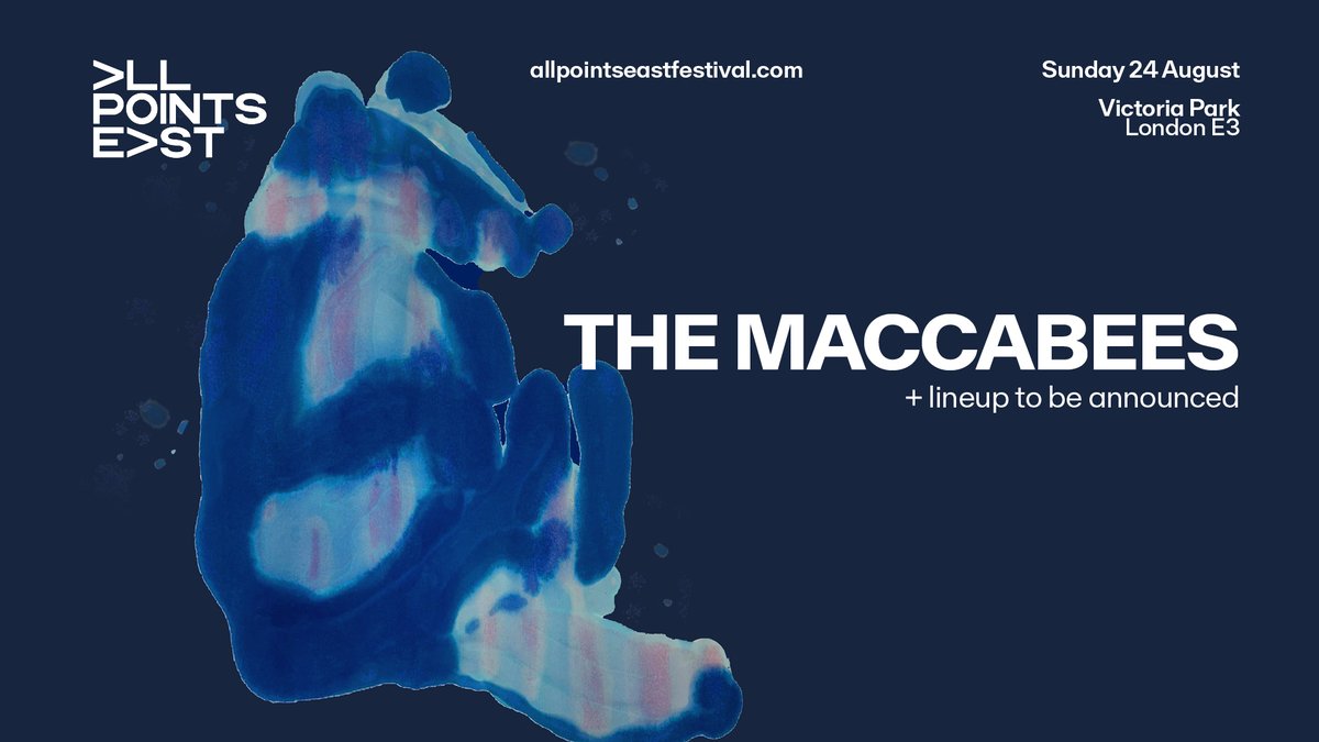 AXS_UK's tweet photo. #AXSPRESALE ๐ @allpointseastuk returns to #VictoriaPark in August 2025! @themaccabees are reuniting for their first show in eight years on Sunday, 24 August! ๐๐ธ
โฐ AXS Presale tickets open at 10am
๐๏ธ https://t.co/W1aKMEFrkY https://t.co/3rC34t7PUt