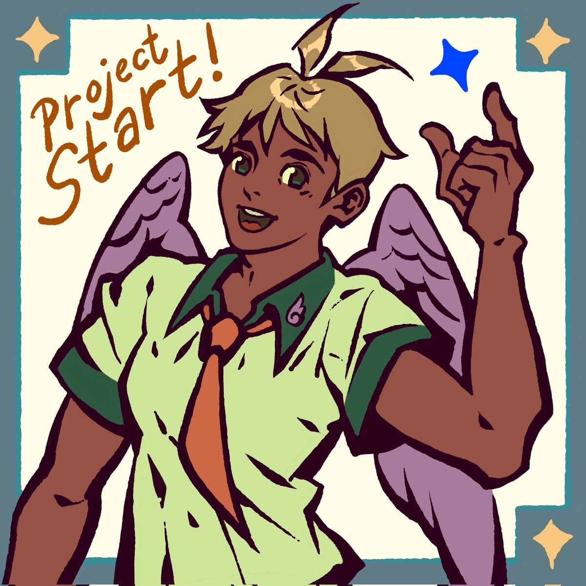 Hello, I am excited to announce that the development of my comic project, One Angel Sky, has officially begun! Please look forward to updates and news of my comic in the future 🙇‍♂️