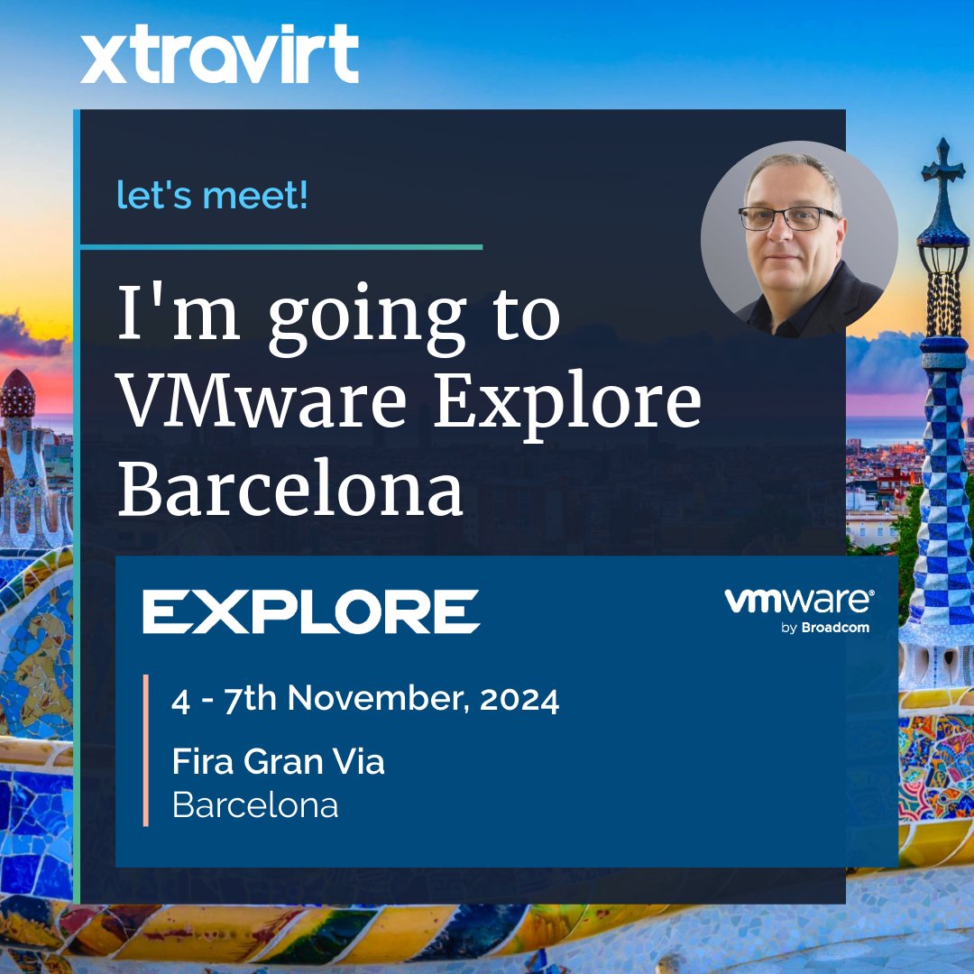 andynash99's tweet image. Having attended every VMware VMworld / Explore in Barcelona since 2015, with 9 of those as a vExpert, I am excited to share that this year I will be attending as a blogger. Additionally, this marks my first VMworld as an employee of Xtravirt. #VMexplore #KeepEvolving