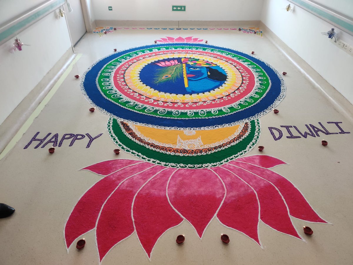 KDAHMumbai's tweet photo. Our talented staff at @KDAHMumbai, created beautiful Rangoli designs that celebrate our rich traditions and convey powerful social messages, this Diwali! Wishing everyone a joyful and meaningful Diwali!
#RangoliCompetition #DiwaliAtKDAH #LifeAtKDAH https://t.co/slGfVwsYpa