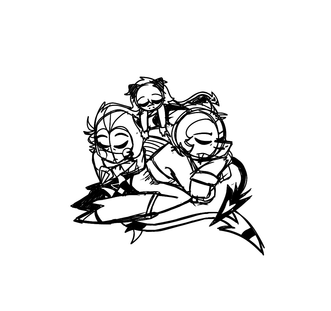 Y08030214's tweet photo. More rodeoApple because im like, β¨Obsessedβ¨
#HazbinHotel #HelluvaBoss #Hellaverse #art #striker #LuciferMorningstar #Sketching #RodeoApple https://t.co/EtUUqV74NZ