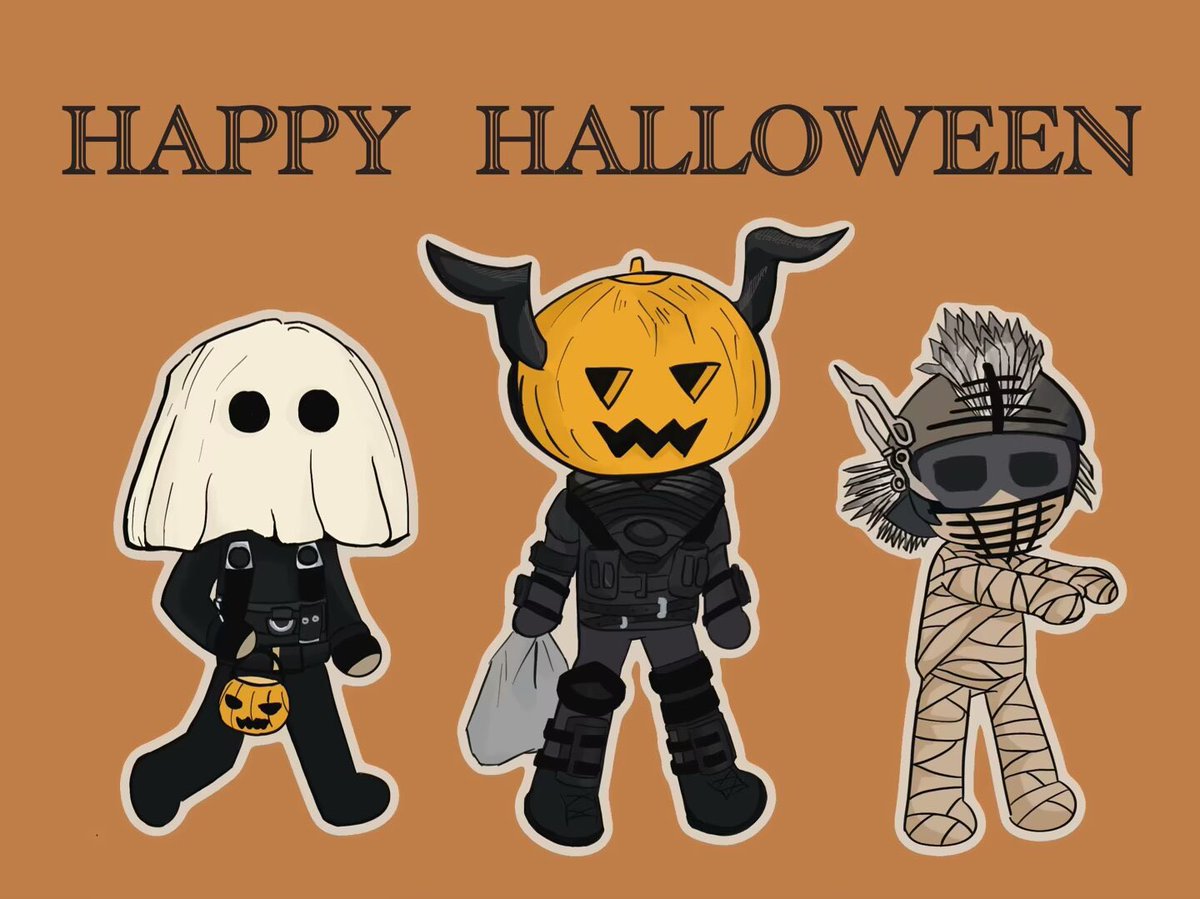 _Melopni_'s tweet photo. Halloween with the mortiflyers!👻🎃 https://t.co/z8ucbeLwGo