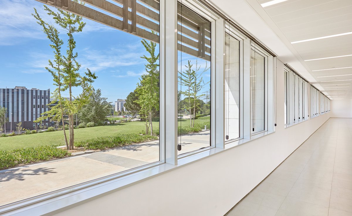 ColonialOficina's tweet photo. El diseño de oficinas orientado al bienestar conecta espacios interiores y exteriores, incorporando vegetación, fuentes y una calidad del aire óptima. Esta integración crea entornos más saludables y equilibrados para quienes los utilizan: https://t.co/PSzSfWOy87 https://t.co/31JINkIlB4