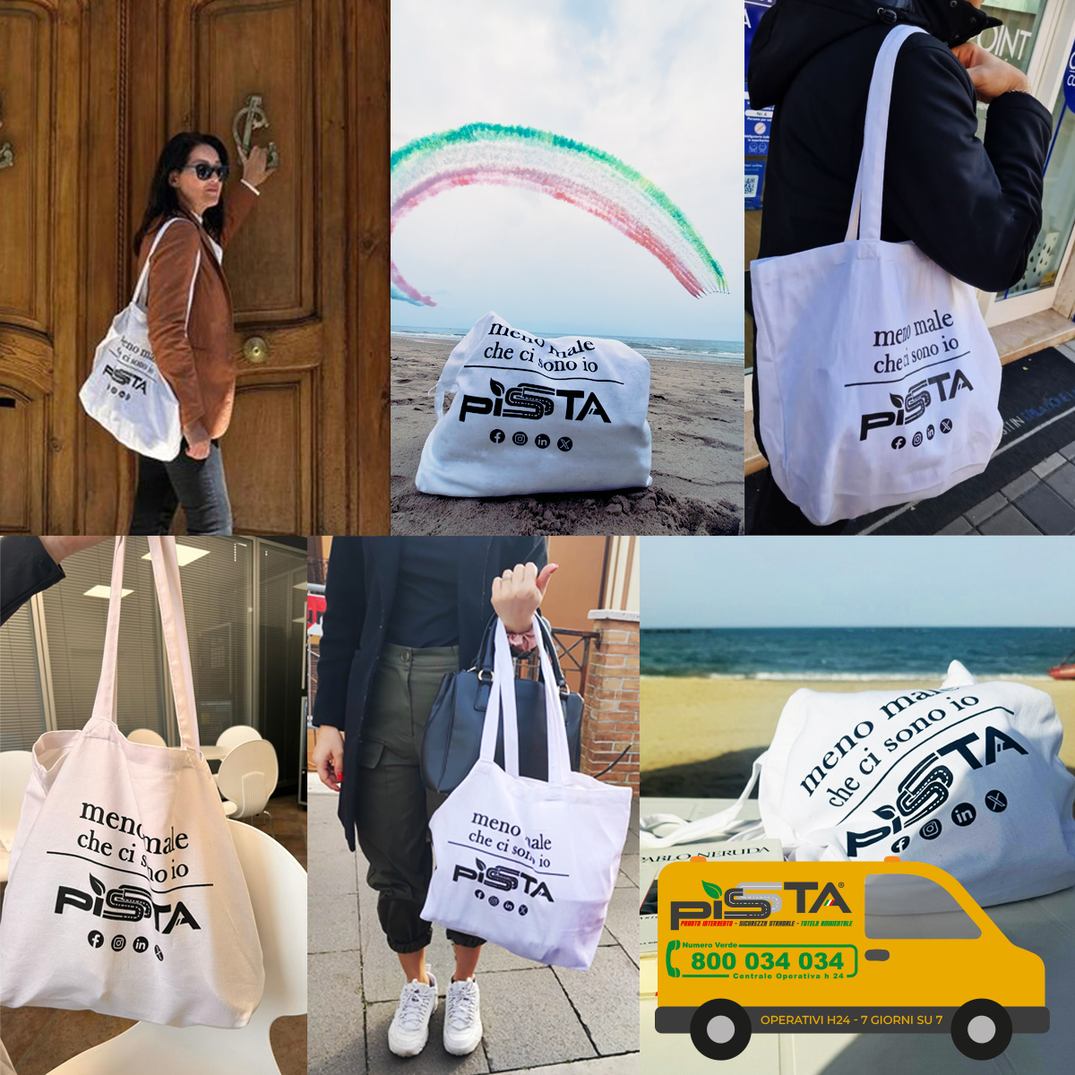 🟡 La Borsa di Tela PISSTA
Realizzata con materiali sostenibili, ma resistenti! Non è solo un pratico accessorio, ma un simbolo di impegno verso l'ambiente e uno stile di vita consapevole.
Indossata da chi sceglie di fare la differenza ogni giorno, è perfetta per ogni occasione.