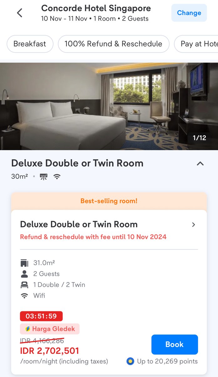 tiket's tweet photo. Geser dikit ke Singapore, ternyata promo β‘OTWβ‘ juga bisa kamu nikmati buat nginep di hotel pilihannya!
https://t.co/8NYaIhukkU
#OnlineTiketWeek #OTWpromo #HargaGledek https://t.co/blOtO3WtH2
