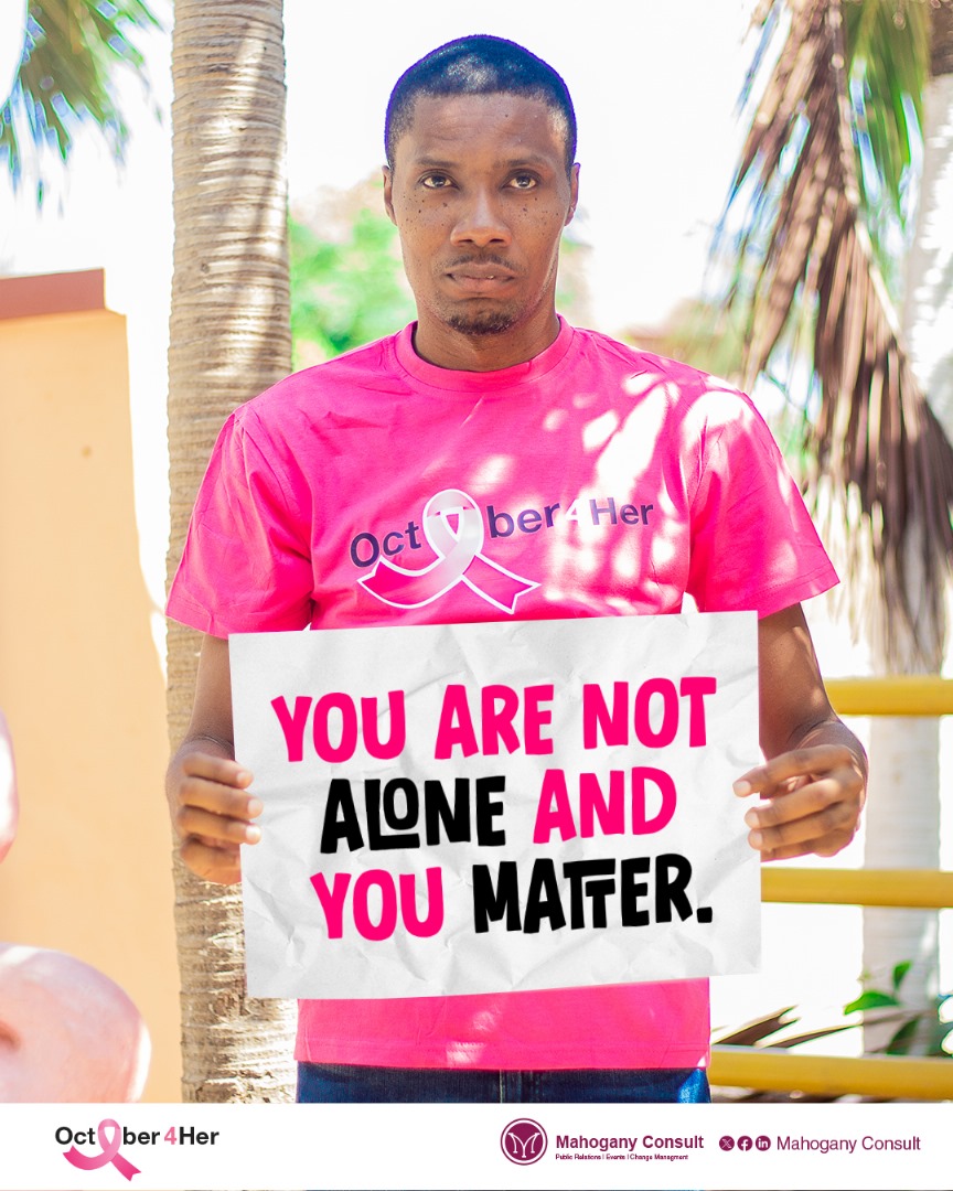 MahoganyConsult's tweet photo. We know breast health and care goes beyond a dedicated month. It’s all for one in the fight against breast cancer!
#MahoganyConsult
#AddingValue
#October4Her
#PinkOctober2024
#FufɔSeries
#BreastCare https://t.co/AuaQ6NNEe2