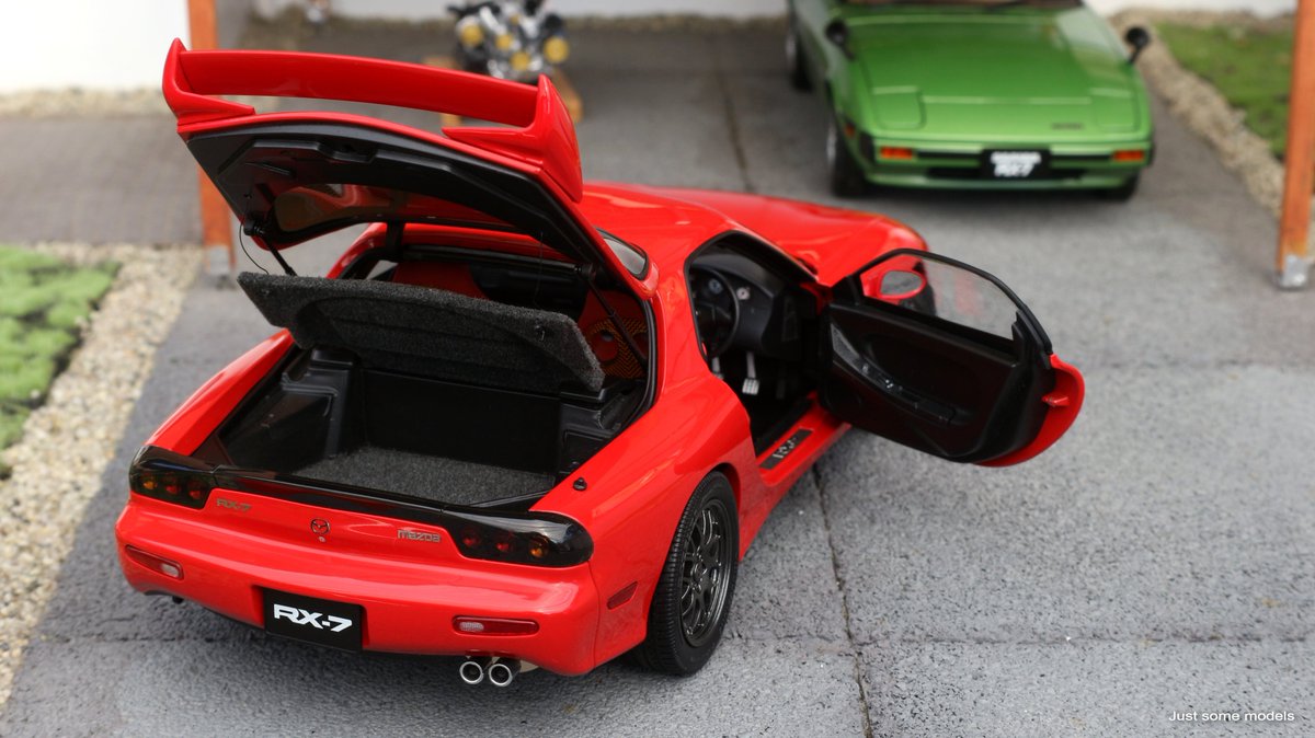 justsomemodels's tweet photo. 1:18 Mazda RX-7 Spirit R (FD3S), Blaze red - Polar Master, interior

More pictures on my Facebook and Instagram.

#mazda #rx7 #rx7fd #mazdarx7 #fd3s #rx7spiritr #wankel #rotary #rotaryengine #jdm #sportscar #scalemodel #118scale #diecast #modelcar #miniature #polarmaster https://t.co/DCSMSN9q3B