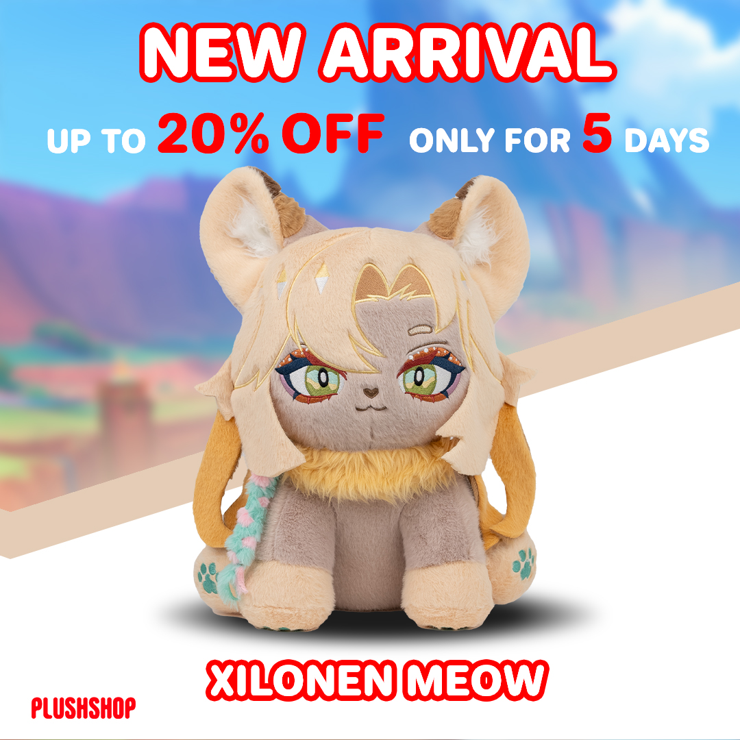 Plushshop_com's tweet photo. New Arrival, up to 20% off! 🎉 Introducing XilonenMeow!
#xilonen #xilonengenshin #xilonengenshinimpact #xilonenedit #mavuika #kinich #natlan #natlangenshin #natlangenshinimpact #genshinpulls #genshinimpact51 #genshin #genshinimpact #game #hsr #wuwa #plush #plushies #fyp https://t.co/RO6EOnhm6E