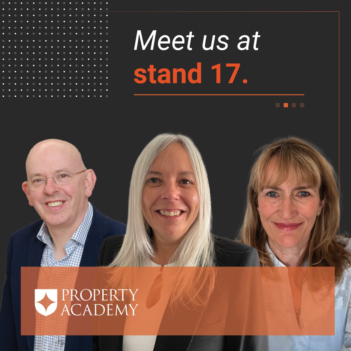 Come and meet the team at <a href="/EAMasters_/">EA Masters</a>  2024 👋🏻

Suzie, Hayley, Richard, Di and Helen will be at stand 17 in the Innovation Hall, ready to talk to you about all things Property Academy and how we can help you improve your business.