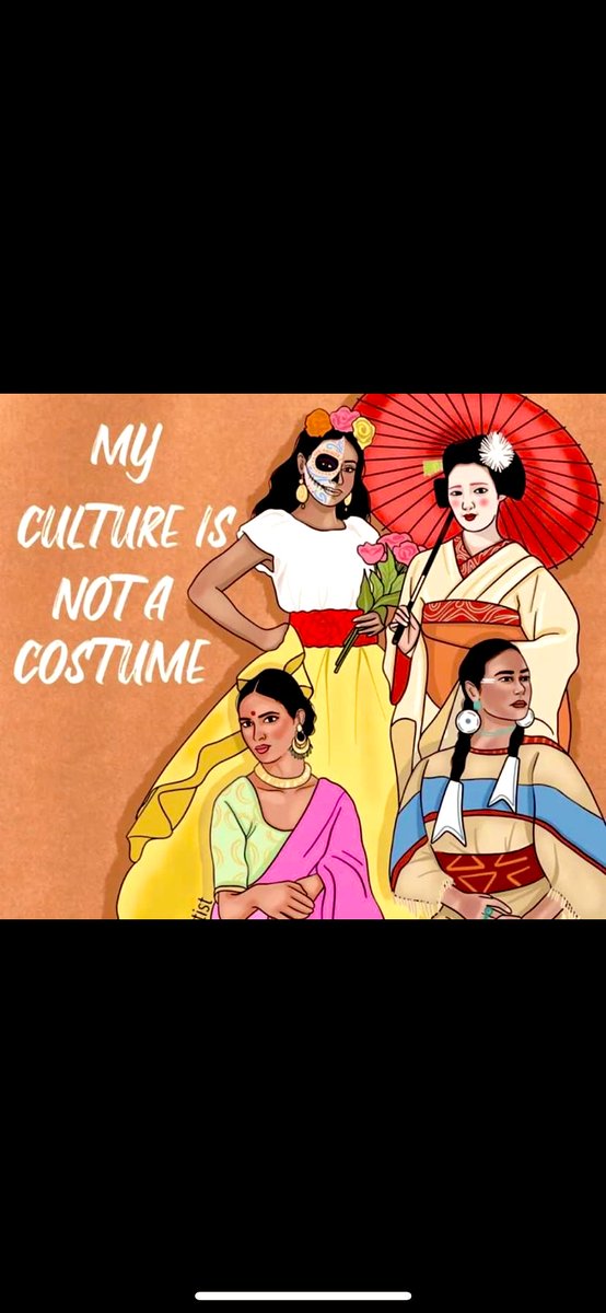 Ms_P_Hall's tweet photo. 🗣️#Halloween  is 👻 tomorrow! 🤔 about your costume choice!
The identity, culture, religion &amp; heritage of others is NOT a COSTUME. #mycultureisnotacostume 
Happy Halloween 🎃 &amp; #AllSaintsDay ✝️ @ocsbequity @ocsbindigenous @OCSB_BEN #ocsbNAE @OCSB_QEN #HalloweenCostumes #culture https://t.co/zN0wOwMjSJ