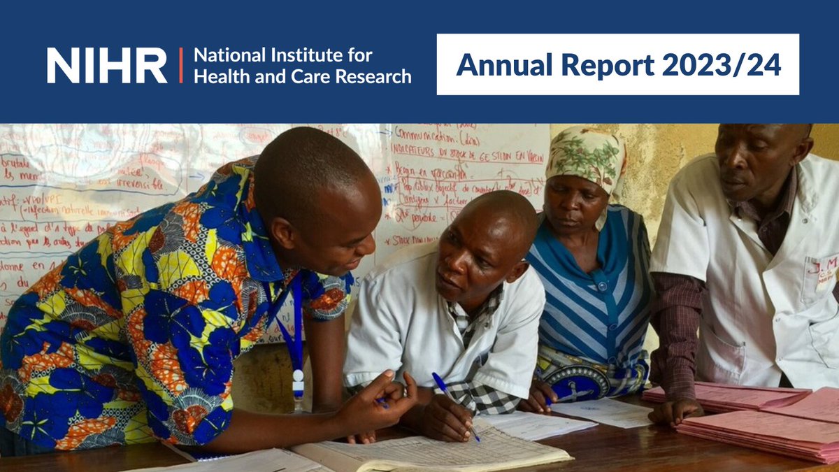 Our Annual Report for 2023/24 showcases the impact our research has, not just in the UK, but around the globe. Explore the report in more detail and check out some of the year’s key projects:
nihr.ac.uk/news/nihr-publ… #AnnualReport