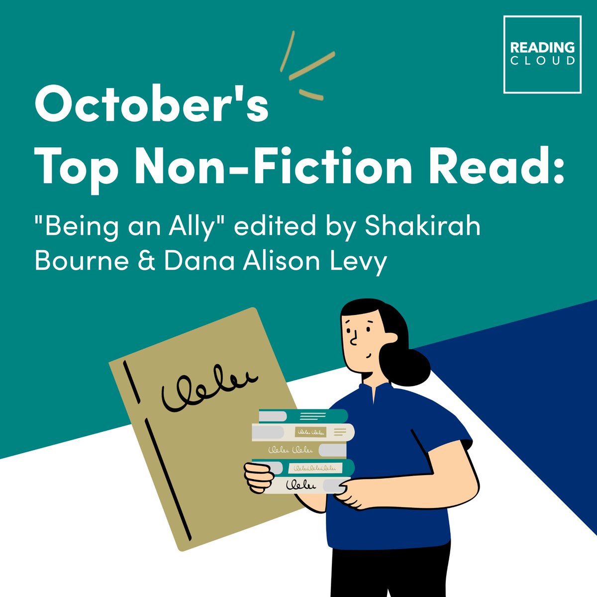 The most checked-out non-fiction book in Reading Cloud secondary schools right now is "Being an Ally" edited by Shakirah Bourne &amp; Dana Alison Levy.

This book celebrates how allies can use their power to support and speak up for others.

What book is most popular in your school?