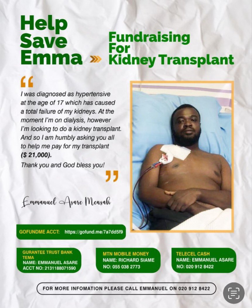 prett_nanie's tweet photo. 1 cedi can help change someoneβs life
Please let's help Emma
#HelpSaveEmma https://t.co/Pci5wrdJ64