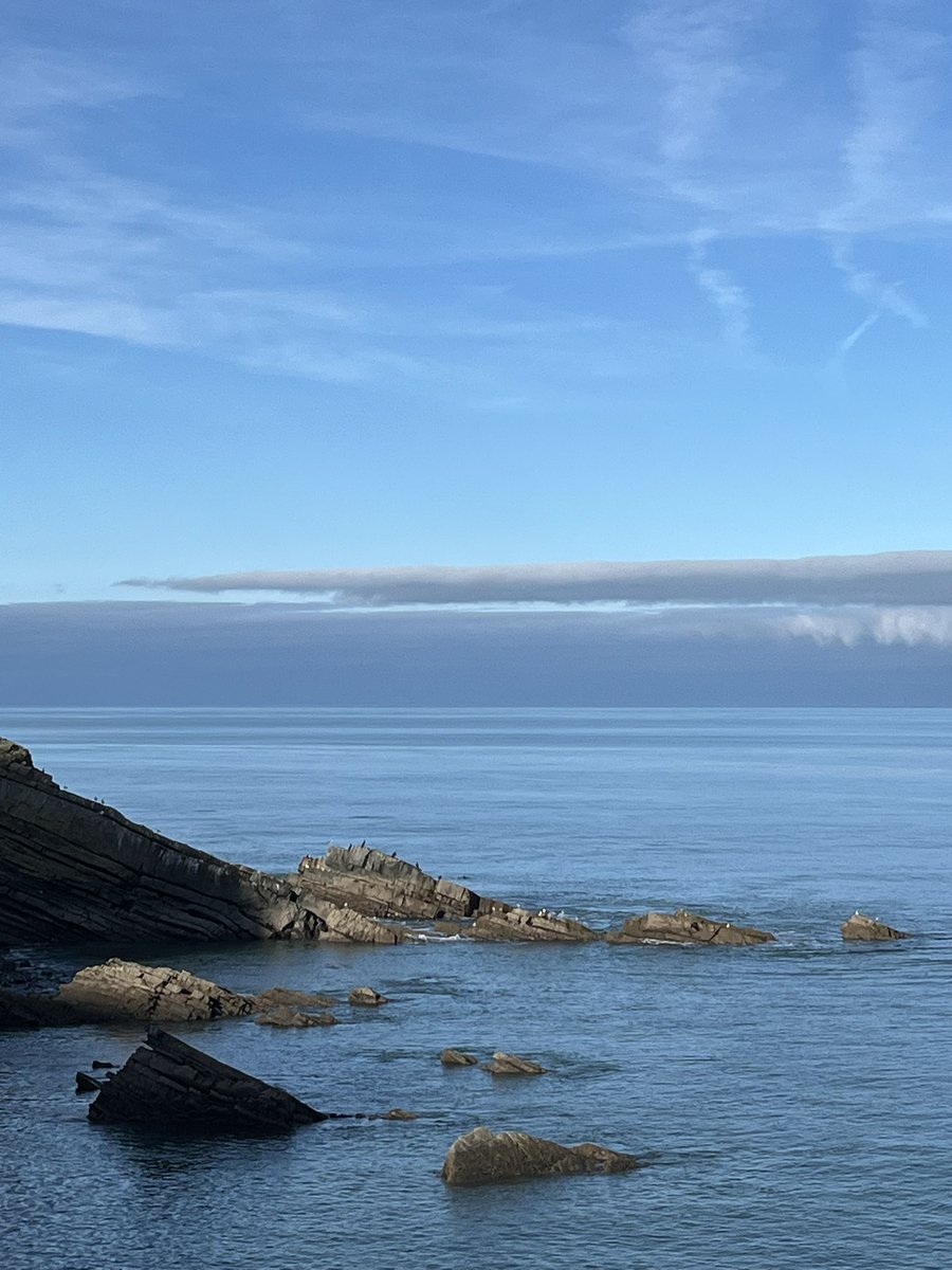 Good morning from a very calm Cardigan Bay