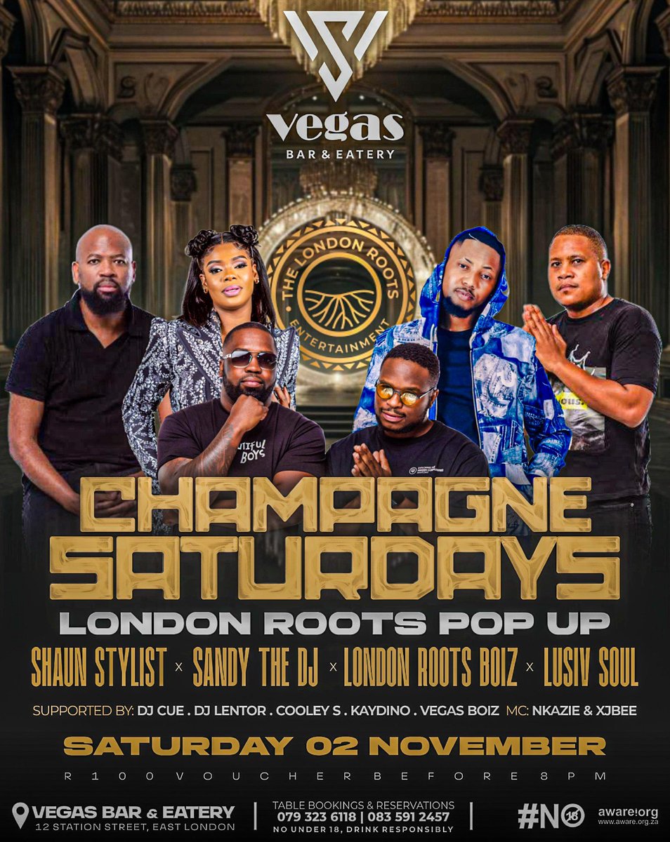 thelondonroots's tweet photo. ‼️‼️‼️‼️🚨🚨🚨🚨🚨🚨

It’s time for a Pop Up Experience weekend 💫 

We’re about to shut down Vegas in East London this Saturday with guest djs, @shaunstylist @sandythedj @djltsa @sivunation @londonrootsboiz and friends.. 

Make sure you secure your tables today 🍾🥂 https://t.co/o9N42tzJMe