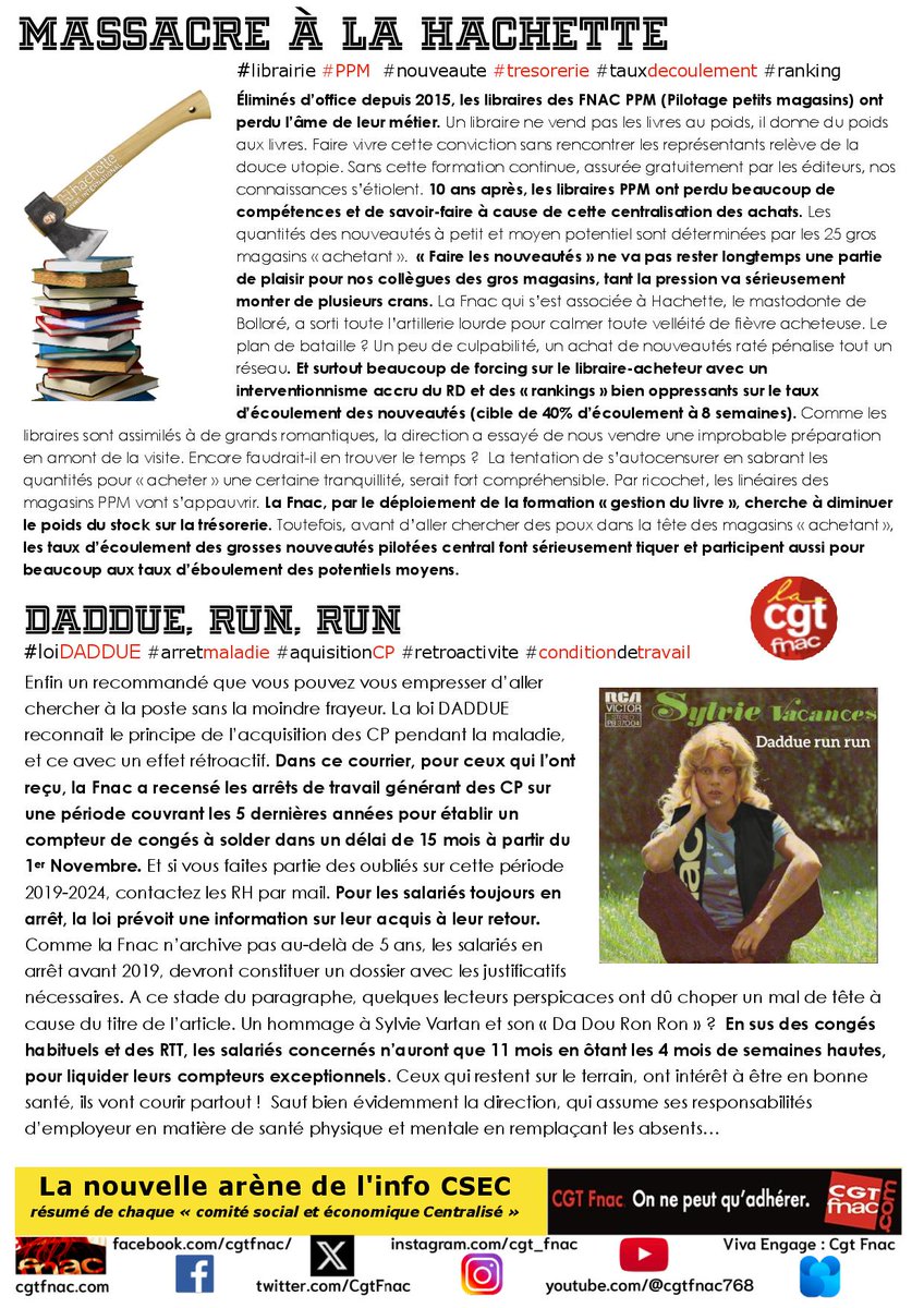 #cgt #cgtfnac #csecfnacrelais #lecourtcentral
𝗖𝗼𝘂𝗿𝘁 𝗰𝗲𝗻𝘁𝗿𝗮𝗹 𝗖𝗦𝗘𝗖 𝗥𝗲𝗹𝗮𝗶𝘀: 𝟮𝟱 𝗢𝗰𝘁𝗼𝗯𝗿𝗲 𝟮𝟬𝟮𝟰
cgtfnac.com/wp.../uploads/…