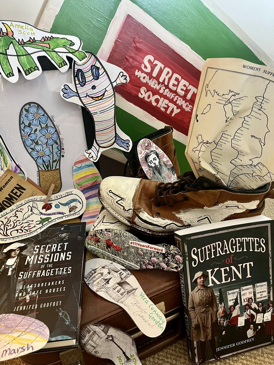 Jennifer Godfrey (@jennygodfrey19) on Twitter photo I thought Iād use some of the exhibits from the <a href="/111_years/">111 Years Forward</a> #art #exhibition to display my 2 books. Both include stories of womenās #suffrage & enable the reader to follow in their footsteps š„¾Find out more here: pen-and-sword.co.uk/Suffragettes-o⦠#votesforwomen #womenshistory I thought Iād use some of the exhibits from the <a href="/111_years/">111 Years Forward</a> #art #exhibition to display my 2 books. Both include stories of womenās #suffrage & enable the reader to follow in their footsteps š„¾Find out more here: pen-and-sword.co.uk/Suffragettes-o⦠#votesforwomen #womenshistory