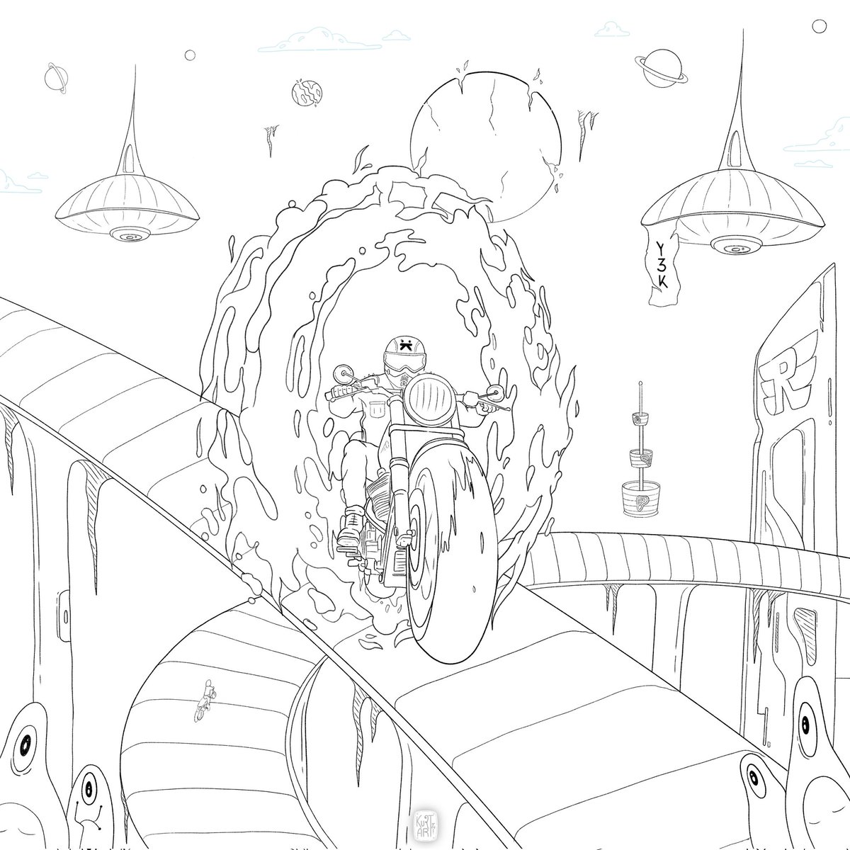 Y3K <a href="/royalenfield/">Royal Enfield</a> 

#ArtOfMotorcyclingY3K #ArtOfMotorcycling #RoyalEnfield #RidePure