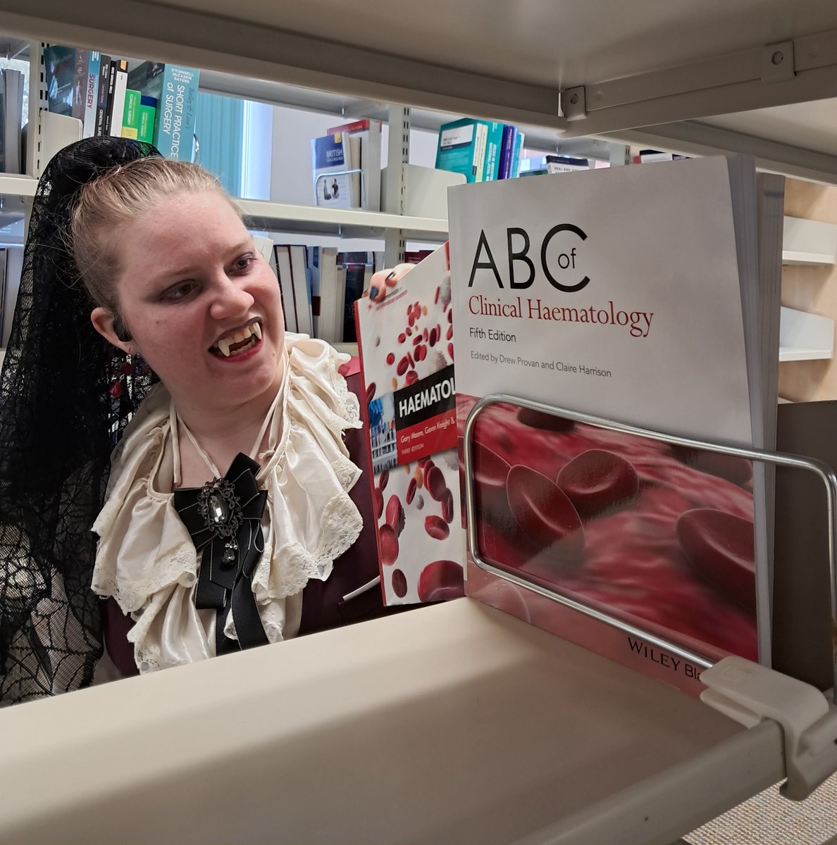 Come to the library. We have books to suit everyone's appetite🧛‍♂️
<a href="/WUTHstaff/">WUTH Staff</a>