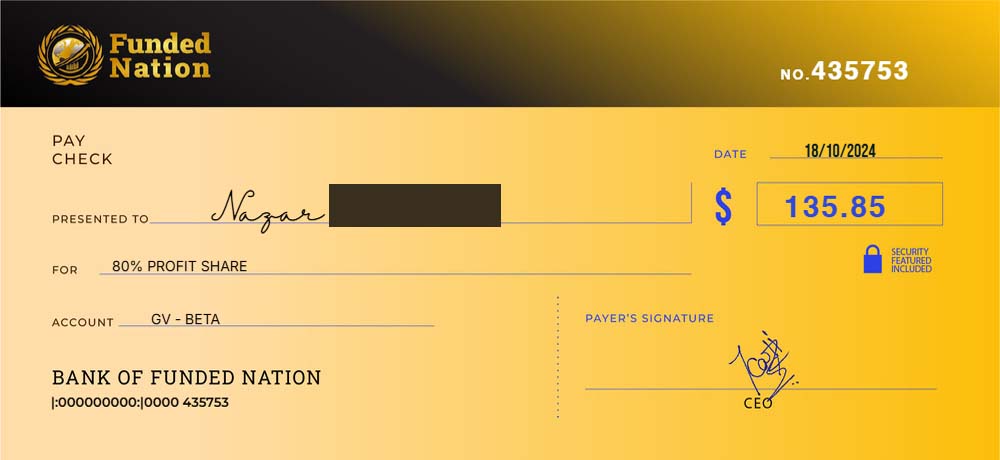 Congratulations! 🎉 
More payouts are on the way! Get ready to celebrate your success with us.