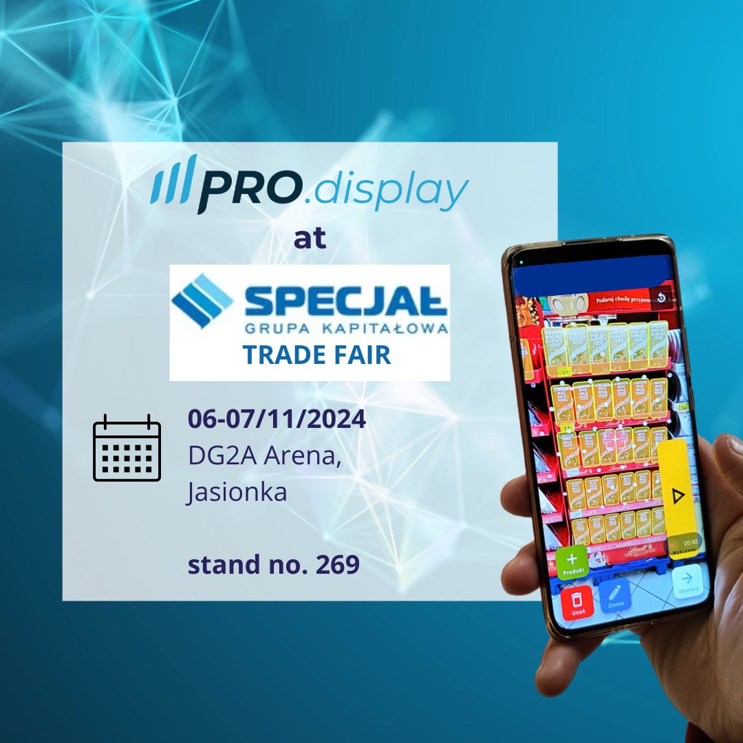 ProbsPL's tweet image. Discover the Future of Sales at the Specjał Trade Fair!

On November 6-7, we’ll be participating in the largest sales fairs, organized by Grupa Specjał. 
👉Learn more : hubs.li/Q02WgC1G0

#GKSpecjal #TradeFair #PROdisplay