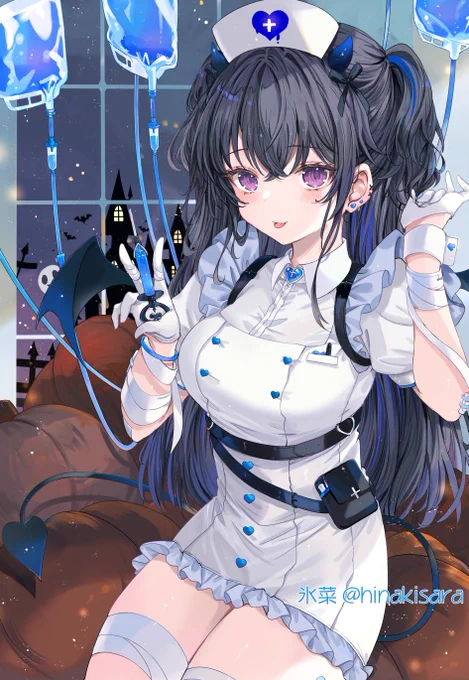 ハロウィンナース #一ノ瀬の絵