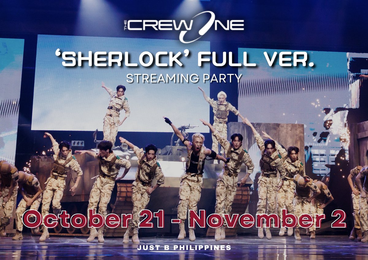 JustB_PH's tweet photo. ๐ข 'SHERLOCK' STREAMING PARTY ๐ข
Let's start the party!
Stream SHERLOCK and encourage more people to join!
๐ฝ๏ธ: https://t.co/GBZRUXQUGD
Don't forget to like, comment, and share the video!
#TheCrewOneStreamingParty
#TheCrewOne #๋ํฌ๋ฃจ์
#JUSTB #์ ์คํธ๋น #ATBO #์์ดํฐ๋น์ค https://t.co/Q3cf9eMDjP