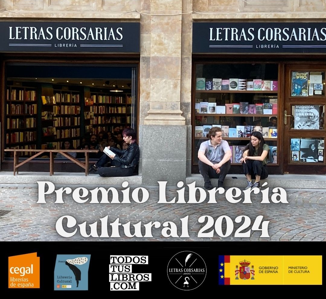 🏆 La librería Letras Corsarias de Salamanca es la ganadora del Premio Librería Cultural 2024, por "ser referente para muchísimas librerías, por su compromiso con la labor cultural de la librería..."
El premio lo otorga CEGAL, con el apoyo del Ministerio de Cultura.
¡Felicidades!