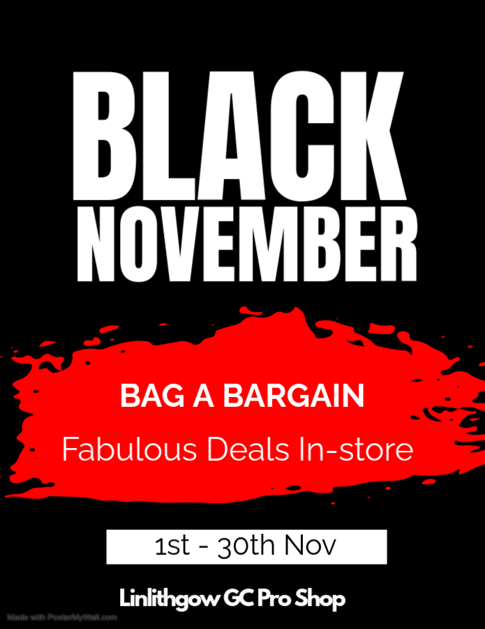 MASSIVE SALE! Starts this Friday. Fabulous bargains on shoes, clothing and just about everything!!!!!!
#Linlithgowgolfclub