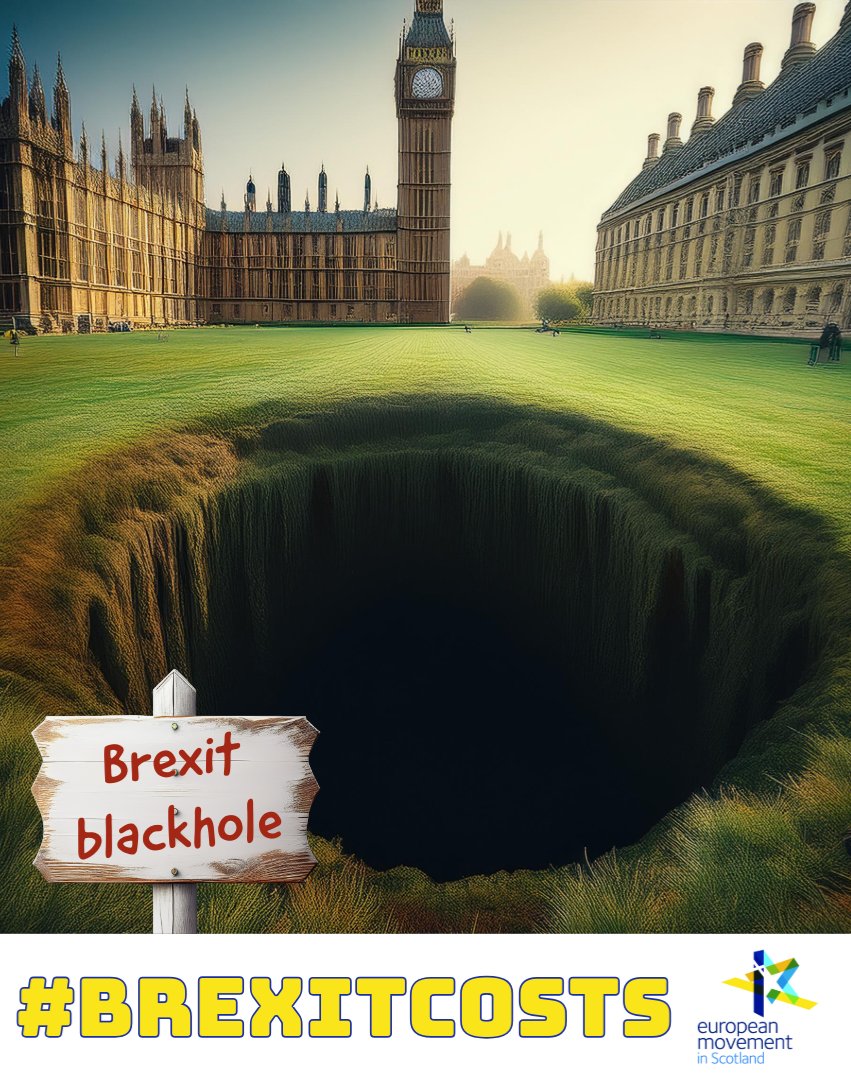 euromovescot's tweet photo. Today’s budget will spotlight the £22bn black hole in the UK’s finances. But why isn’t the government addressing the Brexit black hole costing us nearly twice that each year?
It's time to talk about the real impact of Brexit. Join us https://t.co/NwZOhqeYAV #BrexitCost https://t.co/BikVAXH8IB