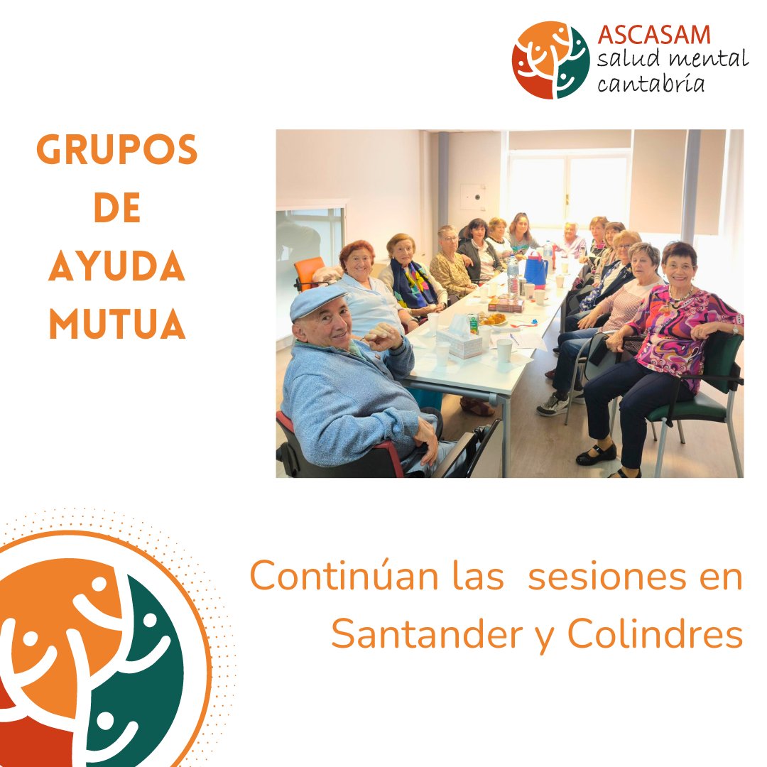 ascasam_'s tweet photo. 😊Los Grupos de Ayuda Mutua (GAM) de 📍Santander y Colindres han retomado sus actividades con entusiasmo, ofreciendo a los participantes un espacio de compañerismo y apoyo mutuo.
🧠💙#SaludMental #Santander #Colindres #ASCASAM https://t.co/zgzPRDUSJB