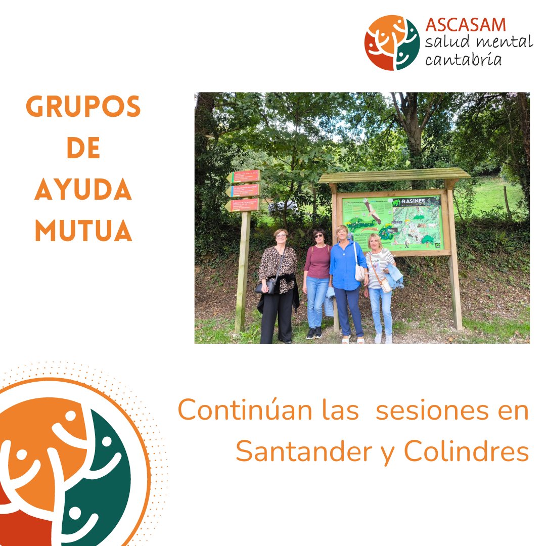 ascasam_'s tweet photo. 😊Los Grupos de Ayuda Mutua (GAM) de 📍Santander y Colindres han retomado sus actividades con entusiasmo, ofreciendo a los participantes un espacio de compañerismo y apoyo mutuo.
🧠💙#SaludMental #Santander #Colindres #ASCASAM https://t.co/zgzPRDUSJB