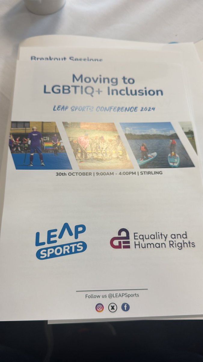 Robert Nesbitt (@676robert) on Twitter photo Delighted to be at <a href="/LEAPsports/">LEAP Sports Scotland</a> Conference 2024 today, kicking off with <a href="/MareeToddMSP/">Maree Todd</a> speaking about the importance of inclusive sport & environments & why it’s all our role across the sporting community to play our part in supporting LGBTIQ+ physical, mental & social health Delighted to be at <a href="/LEAPsports/">LEAP Sports Scotland</a> Conference 2024 today, kicking off with <a href="/MareeToddMSP/">Maree Todd</a> speaking about the importance of inclusive sport & environments & why it’s all our role across the sporting community to play our part in supporting LGBTIQ+ physical, mental & social health