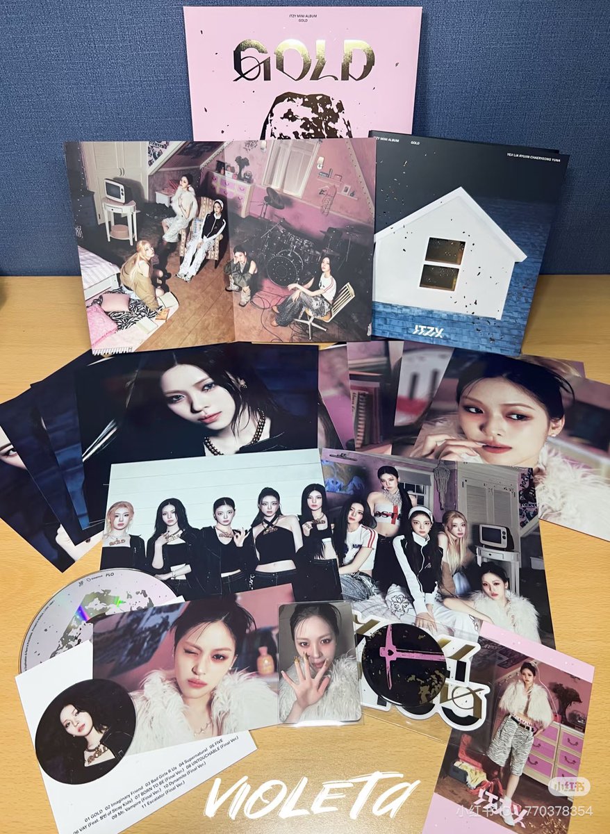 ✨ ITZY GOLD special edition gold & imaginary friend version
