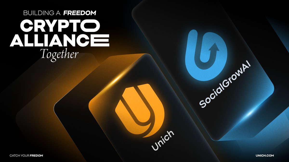 unich_com's tweet image. 🤝Unich x SocialGrowAI🤝

It&apos;s thrilling to unveil our partnership with @SocialGrowAI🎉🎉🎉, an all-in-one AI bot integrated directly into Telegram, offering AI-optimized trading software, token launchers, and earn/penalty system to users worldwide.

This new member of the…