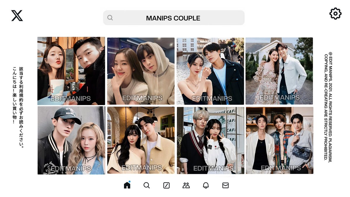 editmanips's tweet image. 💬  jajan manips yuk! 

{@editmanips} open jasa edit manips! tersedia “couple, photomatic, fans and idol &amp;amp; faceswap.”  ——  results 900+, buat hadiah mensive, birthday, roleplayer, PDA rent, etc. bisa pesan in rush!
⠀
&amp;lt; #zonauang &amp;gt;