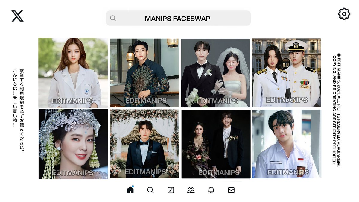 editmanips's tweet image. 💬  jajan manips yuk! 

{@editmanips} open jasa edit manips! tersedia “couple, photomatic, fans and idol &amp;amp; faceswap.”  ——  results 900+, buat hadiah mensive, birthday, roleplayer, PDA rent, etc. bisa pesan in rush!
⠀
&amp;lt; #zonauang &amp;gt;